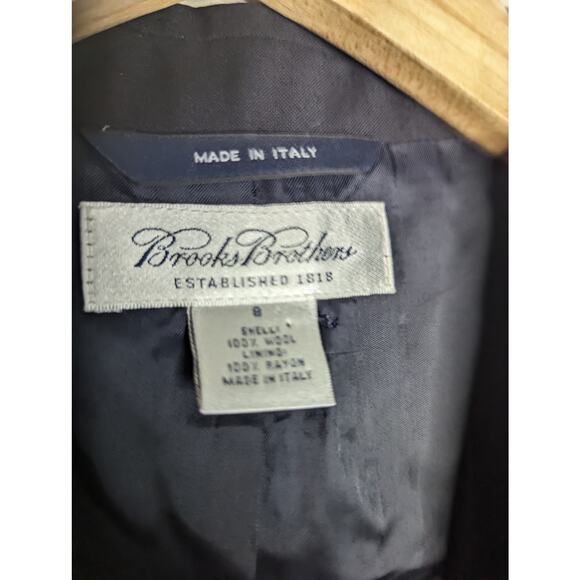 Brooks Brothers Women's Loro Piana Two Button Wool Blazer Jacket - Picture 6 of 8